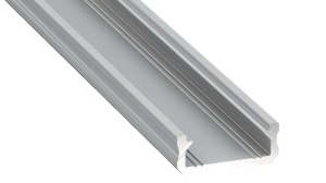 PROFIL ALUMINOWY SREBRNY TYP D 2m + KLOSZ MLECZNY EKPR0088 Eko-Light