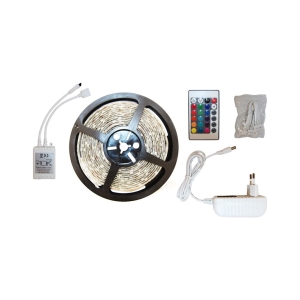 ZESTAW LED RGB 5M ZE STEROWNIKIEM I PILOTEM EKZ2291 Eko-Light