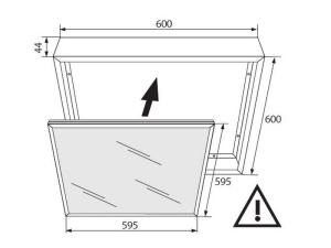 RAMKA 600X600 DO PANELU LED EKP6196 Eko-Light