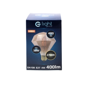 Żarówka Dekoracyjna 4W Diamond E27 | EKZA3560 Eko-Light