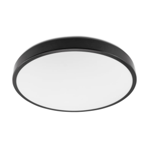 Plafon/kinkiet czarny IP44 z czujnkiem ruchu LED ZOE PREMIUM KFZX24WNBCZ 24W KOBI