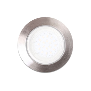 OCZKA OKRĄGŁE GU10 1X5W LED SATYNA | EKZ2570 Milagro