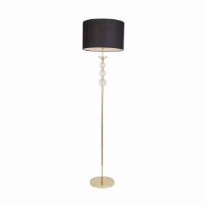 Zuma Line Rea Lampa podłogowa kolor złoty/czarny metal/szkło, E27 IP20 - RLL93163-1GB