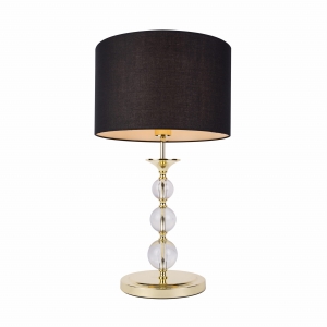 Zuma Line Rea Lampa stołowa kolor złoty/czarny metal/szkło, E27 IP20 - RLT93163-1GB
