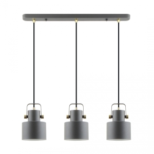 Zuma Line Draco Lampa wisząca kolor czarny mat/złoty, biały metal, 3*E27 IP20 - A8062-3A