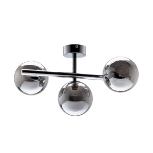 Zuma Line Luna Lampa sufitowa kolor chrom metal/szkło, 3*G9 IP20 - 5663