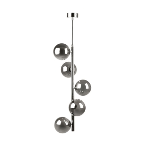 Zuma Line Luna Lampa wisząca kolor czarny/złoty metal/szkło, 5*G9 IP20 - 5661