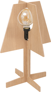 Zuma Line Oak Lampa stołowa kolor drewniany drewno, E27 IP20 - 4113603