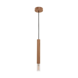 Zuma Line Madera Lampa wisząca kolor drewniany drewno/tkanina, G9 IP20 - 8620103