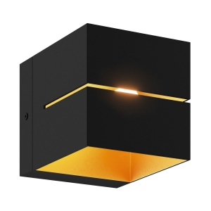 Zuma Line Transfer wl Kinkiet lampa ścienna kolor czarny/złoty metal, G9 IP20 - 91067-N