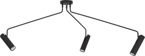 LAMPA SUFITOWA EYE SUPER BLACK 6504 Nowodvorski