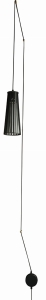 KINKIET Z PRZEWODEM / LAMPA WISZĄCA DOVER BLACK I 9264 Nowodvorski