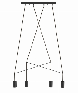 LAMPA WISZĄCA IMBRIA BLACK IV 9192 Nowodvorski