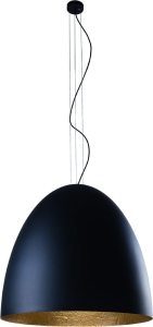LAMPA WISZĄCA EGG XL 9026 BLACK/GOLD Nowodvorski