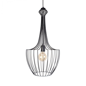 LAMPA WISZĄCA LUKSOR S CZARNA 8851 Nowodvorski