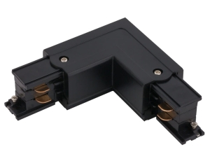 ŁĄCZNIK KĄTOWY CZARNY LEWY CTLS POWER L CONNECTOR LEFT BLACK 8706 Nowodvorski