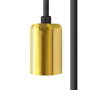 PRZEWÓD Z OPRAWKĄ 700CM CAMELEON CABLE E27 7 M BLACK/BRASS 8660 Nowodvorski