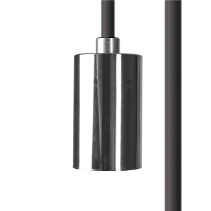 PRZEWÓD Z OPRAWKĄ 250CM CAMELEON CABLE E27 2,5 M BLACK/CHROME 8657 Nowodvorski