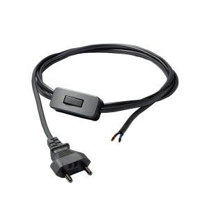 PRZEWÓD Z WŁĄCZNIKIEM CZARNY 150CM CAMELEON CABLE SWITCH BLACK 8611 Nowodvorski
