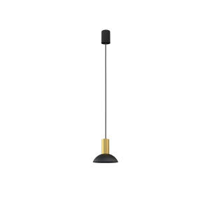 Lampa wisząca HERMANOS C BLACK/SOLID BRASS 8194 Nowodvorski Lighting