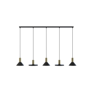 Lampa wisząca HERMANOS V BLACK/SOLID BRASS 8032 Nowodvorski Lighting