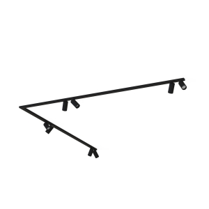 Listwa sufitowa 90° 2x200cm MONO CORNER VIII 2x200 BLACK 7723 Nowodvorski Lighting