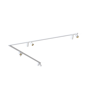 Listwa sufitowa 90° 2x200cm MONO CORNER VIII 2x200 WHITE/GOLD 7697 Nowodvorski Lighting