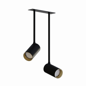 Lampa wpuszczana MONO SURFACE LONG II BLACK/GOLD 7682 Nowodvorski Lighting