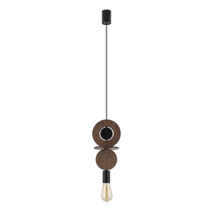 Lampa wisząca DROPS Ciemne drewno 11175 Nowodvorski