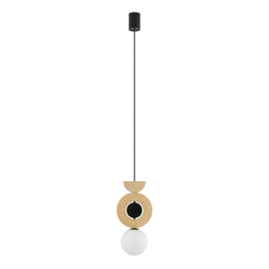 Lampa wisząca DROPS Naturalne drewno 11174 Nowodvorski