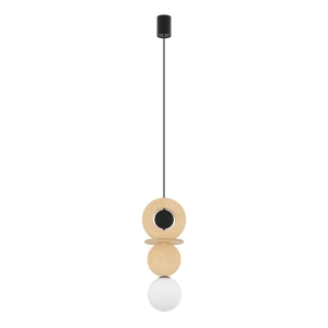 Lampa wisząca DROPS Naturalne drewno 11173 Nowodvorski