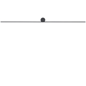 Kinkiety obrazowe SPIN LED 16W 600lm 3000K L Czarny 10371 Nowodvorski