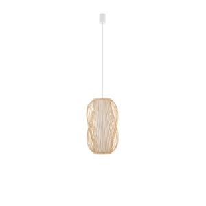 Lampa wisząca sufitowa PUKET M bambusowy klosz 11161 Nowodvorski