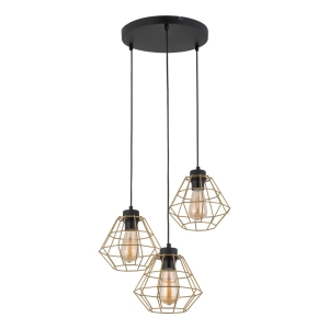 Lampa wisząca DIAMOND kolor czarny na E27 - 4451 TK Lighting
