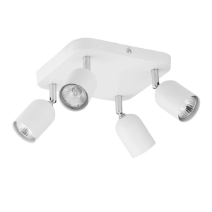 Lampa sufitowa TOP kolor biały / chrom na GU10 - 4414 TK Lighting