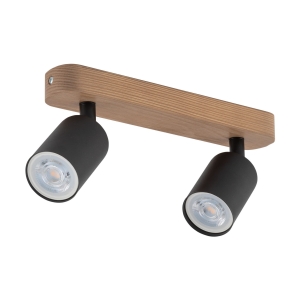 Lampa sufitowa TOP kolor czarny / jasne drewno na GU10 - 3291 TK Lighting