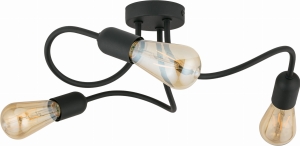 Lampa sufitowa WAVE kolor czarny na E27 - 4407 TK Lighting