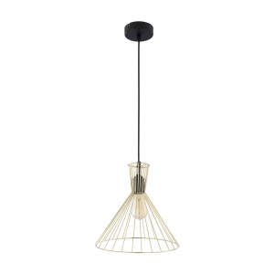 Lampa wisząca SAHARA kolor czarny / złoty na E27 - 3350 TK Lighting