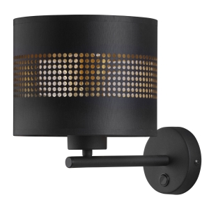 Kinkiet TAGO kolor czarny na E27 - 3210 TK Lighting