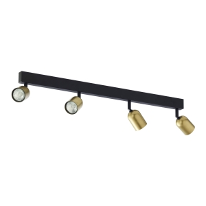 Lampa sufitowa TOP kolor czarny / złoty proszek na GU10 - 1021 TK Lighting