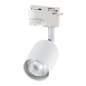 Lampa reflektor na szynę 1 fazowy TRACER kolor biały / chrom na GU10 - 4496 TK Lighting