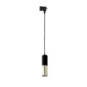 Lampa reflektor na szynę 1 fazowy TRACER kolor czarny / złoty na GU10 - 4403 TK Lighting