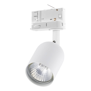 Lampa reflektor na szynę 3 fazowy TRACER kolor biały / chrom na GU10 - 6057 TK Lighting