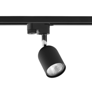 Zestaw szynowy (szyna 1m + 3 reflektorki) 1 fazowy TRACER kolor czarny na GU10 - 6155 TK Lighting