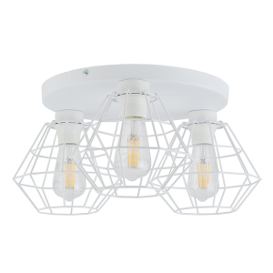 Lampa sufitowa DIAMOND kolor biały na E27 - 6214 TK Lighting