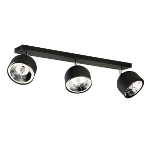 Lampa sufitowa ALTEA kolor czarny / chrom na GU10 (AR 111) - 6520 TK Lighting