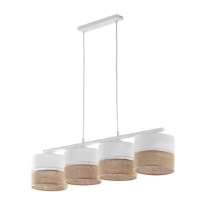 Lampa wisząca LINOBIANCO kolor biały na E27 - 6576 TK Lighting