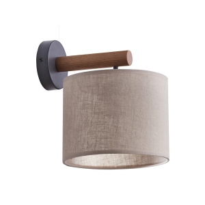 Kinkiet DEVA kolor czarny / sosna na E27 - 6106 TK Lighting