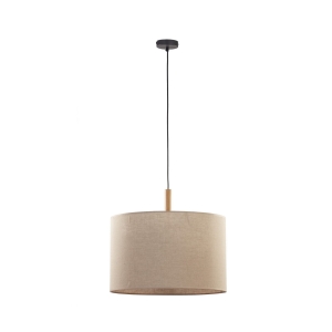 Lampa wisząca DEVA kolor czarny / sosna na E27 - 6107 TK Lighting