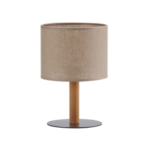 Lampka nocna DEVA kolor czarny / sosna na E27 - 5192 TK Lighting